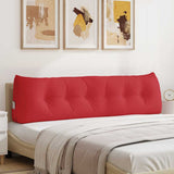 Back Pillow Red 180 x 24 x 50 cm Fabric 42014569