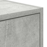 ZNTS TV Cabinet Concrete Grey 100x31x25.5 cm Engineered Wood 861478