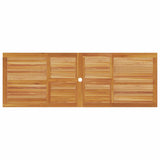Garden Dining Set Folding 7 pcs Brown Solid Acacia Wood 3375724