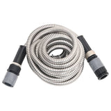 Garden Hose with Spray Nozzle Silver 0.6" 22.5 m Stainless Steel 154512