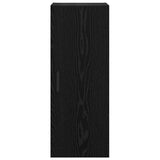 Wall Mounted Cabinet Black Oak 34.5 x 34 x 90 cm 882609