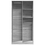 Wardrobe Grey Sonoma 100x50x200 cm Engineered Wood 3307770