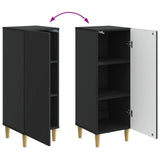 Sideboard Black 33 x 34.5 x 90 cm Engineered Wood 894596