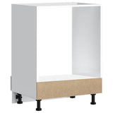 Oven Cabinet Porto Concrete Grey Engineered Wood 854001