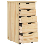 Cabinet Brown 34 x 39 x 61.5 cm Solid Pine Wood 42032390