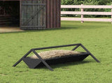 Livestock Feeding Trough Black 111 x 76 x 38 cm 874660