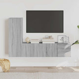 3 Piece TV Cabinet Set Grey Sonoma Engineered Wood 3120225