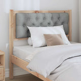 Headboard Other Brown and light grey 90 cm Solid pine wood 879029