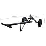 275kg Utility Trailer RV Camper Boat Hand Dolly w/ Two pneumatic tires 140206