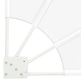 Balcony Privacy Screen 210 x 210 cm Polyester White 42000939