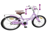 Kids Bike 18 Inches for 5-7 Years Old Purple 42009459