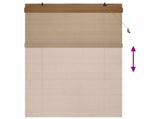 Roller Blind Brown 130 x 220 cm Bamboo 42039800