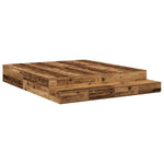 Storage Bed Frame with Drawer Old wood 236.5 x 200 x 31.5 cm 3335627