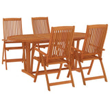 Garden Dining Set Reddish-Brown Solid eucalyptus wood Medium 3087341