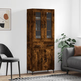 Highboard Smoked Oak 69.5x34x180 cm Engineered Wood 3198534