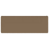 2-Piece Bench Cushions VUGHT 2 pcs 100% Polyester Taupe 951231