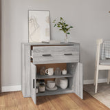 ZNTS Sideboard Grey Sonoma 80x33x70 cm Engineered Wood 816574