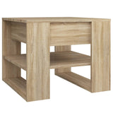 Coffee Table Sonoma Oak 55.5x55x45 cm Engineered Wood 810911