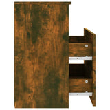 Bed Cabinets 2 pcs Smoked Oak 50x32x60 cm 815859
