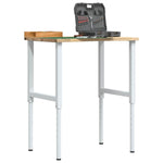 Workbench 80x60x cm Solid Wood Oak 3309716
