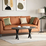Coffee Table Legs X-Shaped 2 pcs Black 38x cm Steel 4012892