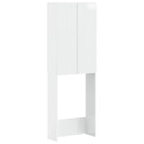Toilet Cabinet ARNHEM High Gloss White 66 x 25.5 x 190 cm 896699