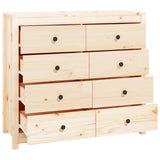Side Cabinet 100x40x90 cm Solid Wood Pine 821769