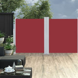 Retractable Side Awning Red 160x600 cm 317999