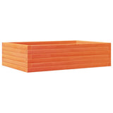 Garden Planter Wax Brown 90x60x23 cm Solid Wood Pine 847235
