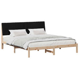 Bed Frame with Headboard Brown 180 x 200 cm Solid Pine Wood 3394405