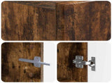 TV Cabinet Smoked Oak Engineered Wood 896240