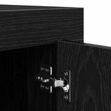 TV Cabinet Black Oak 102 x 35 x 45 cm Engineered Wood 880533