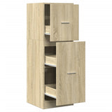 Apothecary Cabinet Sonoma Oak 40x41x118 cm Engineered Wood 855198