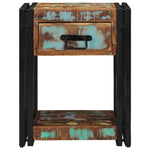 ZNTS Nightstands 2 pcs 40x40x50 cm Solid Reclaimed Wood 4016703