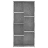Book Cabinet Concrete Grey 50x25x106 cm Engineered Wood 801111