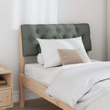 Upholstered Headboard Dark Grey 80 cm Solid Pine Wood 879200