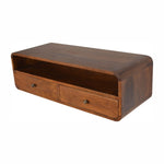 Floating Chestnut Open Console IN1229