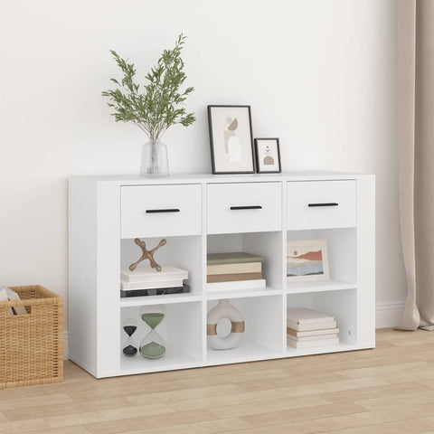 ZNTS Sideboard White 100x30x59.5 cm Engineered Wood 821004