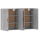 Wall Mounted Cabinets 2 pcs Grey Sonoma Engineered Wood 3197991