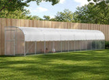 Against Wall Chicken Coop Silver 1200 x 150 x 215 cm 3434725