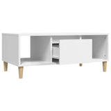 Coffee Table White 90x50x36,5 cm Engineered Wood 821060