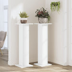 Plant Stands 2 pcs White 30x30x95 cm Engineered Wood 3307873