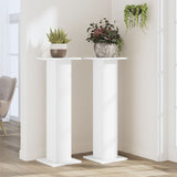 Plant Stands 2 pcs White 30x30x95 cm Engineered Wood 3307873