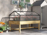 60 x 120cm Raised Garden Bed with Wooden Base - Natural T3398P551659