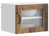 Wall Glass Cabinet LUCCA Old Wood 40 x 31 x 40 cm 884850