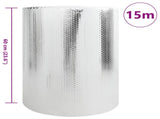 Radiator Heat Reflector Silver 15 x 0.6 m Polyethylene 42009820