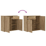 Sideboard Artisan Oak 80x36x75 cm Engineered Wood 856007