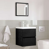 Bathroom Cabinet Black Oak 41 x 38.5 x 45 cm Engineered Wood 875702
