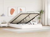 Ottoman Bed Frame White 150 x 200 cm Solid Pine Wood 3418754