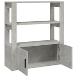 Sideboard Concrete Grey 80x30x90 cm Engineered Wood 819464